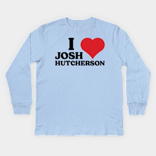 I Love Josh Hutcherson v2 Kids Long Sleeve T-Shirt